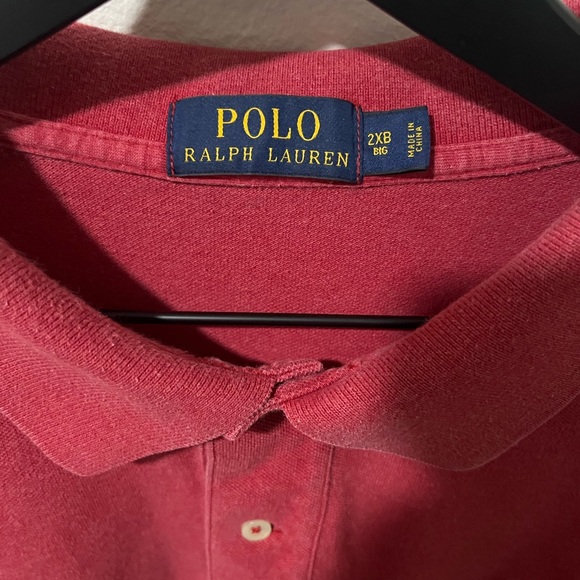 Polo by Ralph Lauren Dark Red Polo Shirt - Picture 2 of 5
